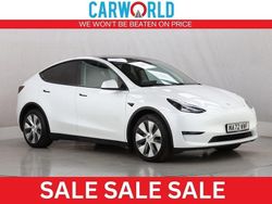 White Used 2022 Tesla Model Y Long Range AWD SUV | £22,700 (Fair price)