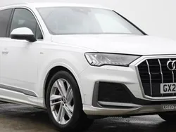 White Used 2022 Audi Q7 S-Line SUV | £41,900 (Fair price)