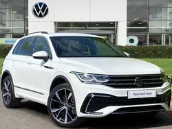 White Used 2023 VW Tiguan R-line SUV | £31,690 (Fair price)