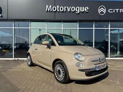 Beige Used 2013 Fiat 500 Lounge Hatchback | £4,495 (Fair price)