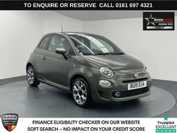 Green Used 2019 Fiat 500 S Hatchback | £8,740 (Fair price)