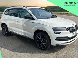 White Used 2021 Skoda Karoq SportLine SUV | £18,995 (Fair price)