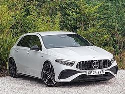 White Used 2024 Mercedes A35 AMG Premium Hatchback | £35,998 (Expensive)