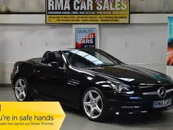 Black Used 2012 Mercedes SLK200 AMG Cabriolet | £10,995 (Fair price)