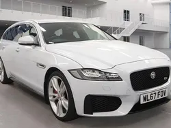 White Used 2017 Jaguar XF S Sedan | £21,449