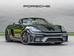 Black New 2025 Porsche 718 Spyder | £146,940