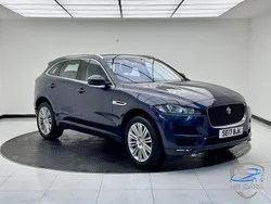 Blue Used 2017 Jaguar F-Pace Portfolio SUV | £16,899 (Fair price)