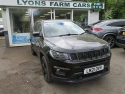 Black Used 2021 Jeep Compass Night Eagle SUV | £16,495 (A bit pricey)