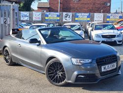 Grey Used 2015 Audi A5 Cabriolet S-Line Cabriolet | £6,295 (Super price)