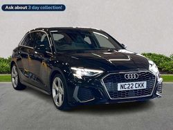 Black Used 2022 Audi A3 S-Line Hatchback | £23,808 (Fair price)