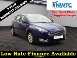 Blue Used 2015 Ford Focus Titanium Hatchback | £7,895 (Fair price)