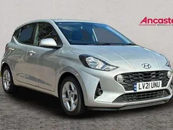 Silver Used 2021 Hyundai i10 SE Hatchback | £12,995 (Fair price)