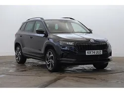 Black magic pearl effect Used 2024 Skoda Karoq SportLine SUV | £27,990 (Fair price)
