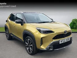 Yellow Used 2022 Toyota Yaris Hybrid Edition | £20,496 (Expensive)