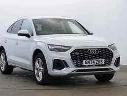 White Used 2024 Audi Q5 Sportback S-Line SUV | £38,250 (Super price)