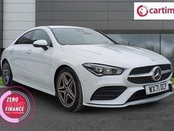 White Used 2021 Mercedes CLA200 AMG line Coupe | £23,988 (Expensive)