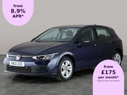 Blue Used 2021 VW Golf VIII Life Hatchback | £12,857 (Fair price)