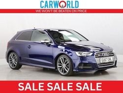 Blue Used 2017 Audi S3 Sportback Comfort Hatchback | £17,990