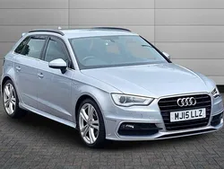 Floret silver Used 2015 Audi A3 S-Line Hatchback | £13,195 (A bit pricey)