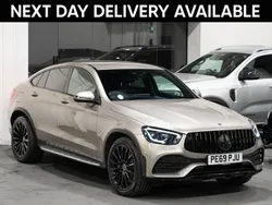 Silver Used 2019 Mercedes GLC220 AMG line Coupe | £22,995 (Fair price)