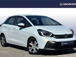 Premium sunlight white Used 2024 Honda Jazz Elegance Hatchback | £21,995 (Fair price)