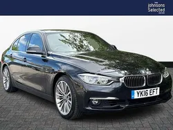 Black Used 2016 BMW 330e Luxury Line Sedan | £12,971 (Fair price)