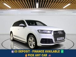 White Used 2016 Audi Q7 S-Line SUV | £20,499 (Fair price)