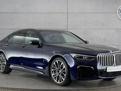 Blue Used 2020 BMW 740 M Sport Sedan | £35,589 (Fair price)