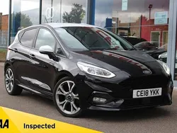 Black Used 2018 Ford Fiesta ST-Line X Hatchback | £8,495 (Fair price)