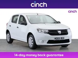 White Used 2015 Dacia Sandero Ambiance Hatchback | £4,299