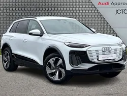 White New 2025 Audi Q6 e-tron S-Line SUV | £53,000