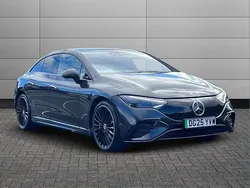 Graphite grey Used 2025 Mercedes EQE350 AMG line Sedan | £52,995 (Good price)