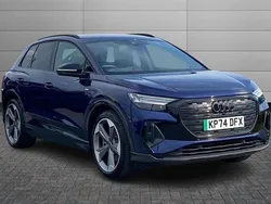 Blue Used 2024 Audi Q4 e-tron Black Edition SUV | £38,450 (Fair price)