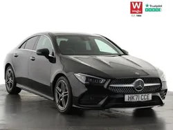 Black Used 2021 Mercedes CLA200 AMG Line Premium Plus Coupe | £26,499 (Expensive)