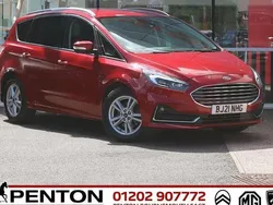 Red Used 2021 Ford S-MAX Titanium MPV | £23,990 (Fair price)