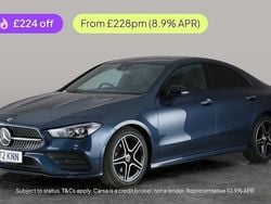 Blue Used 2022 Mercedes CLA180 AMG Line Premium Sedan | £20,844 (Good price)