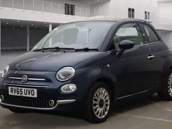 Blue Used 2015 Fiat 500C Lounge Cabriolet | £8,790 (A bit pricey)