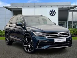 Nightshade blue Used 2023 VW Tiguan R-line SUV | £30,799 (Fair price)