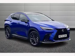 Azure blue Used 2024 Lexus NX450h+ Sport Line SUV | £50,795 (Fair price)