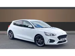 White Used 2019 Ford Focus ST-Line Hatchback | £11,437 (Fair price)