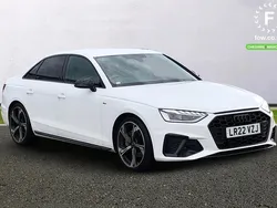 White Used 2022 Audi A4 Black Edition Sedan | £23,499 (Fair price)