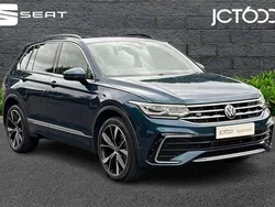 Blue Used 2021 VW Tiguan R-line SUV | £21,797 (Good price)