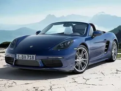 Gentian blue metallic Used 2022 Porsche 718 Boxster | £50,990