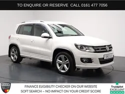 White Used 2013 VW Tiguan R-line SUV | £9,990 (Fair price)