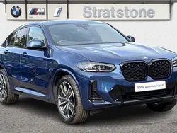 Blue Used 2024 BMW X4 M Sport SUV | £46,944 (Fair price)