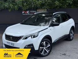 White Used 2017 Peugeot 3008 GT-line Hatchback | £11,495 (Fair price)