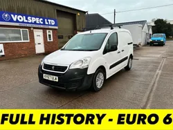 White Used 2017 Peugeot Partner S MPV | £3,850 (Super price)