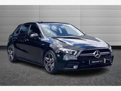 Black Used 2021 Mercedes A35 AMG Executive Hatchback | £24,795 (Fair price)