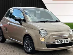Beige Used 2014 Fiat 500 Hatchback | £6,495 (Fair price)