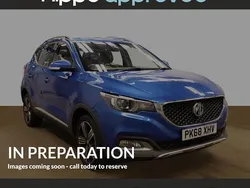 Blue Used 2018 MG ZS Exclusive Sedan | £10,980 (Fair price)